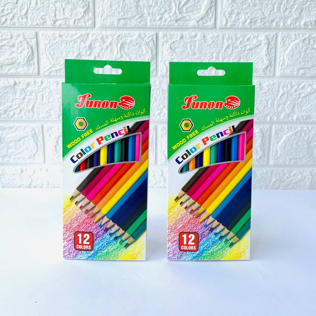 photo_2_2023-12-21_11-23-10 ألوان خشبية فنون 12 لون - الصورة 1