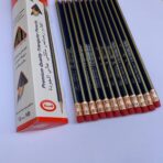 ⁦اقلام رصاص خشبية فنون HB مثلثة مع ممحاة⁩ - الصورة ⁦2⁩