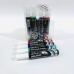 طقم خطاط ممتاز سبورة بطمة 4 الوان راس مشطوف