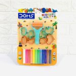 صلصال دومز 12 لون مع اشكال 8459