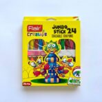 الوان شمعية 24 لون ماركة فلير