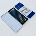 طقم اقلام رصاص رسامين 8 درجات أصلية من Deli