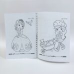 ⁦كراسة تلوين رياض بنات رسومات شخصيات مختلفة حجم  A4⁩ - الصورة ⁦4⁩