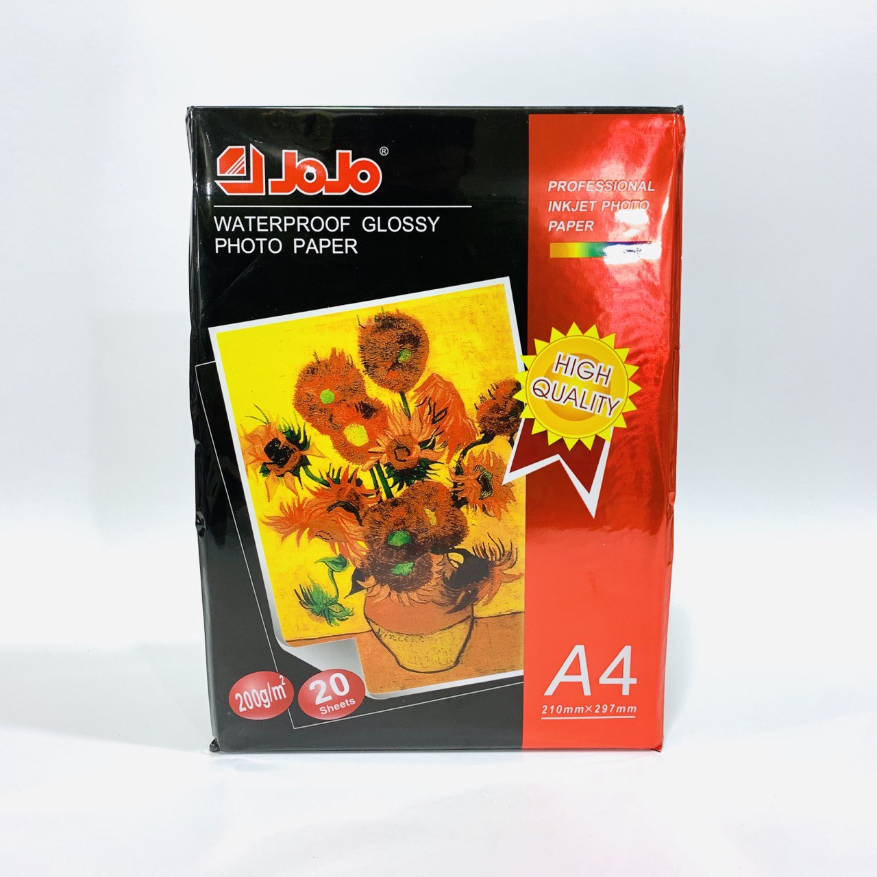 photo_1_2023-12-14_14-06-52 ورق لماع جوجو جلوسي وجه واحد 200 قرام عبوة 20 - الصورة 1