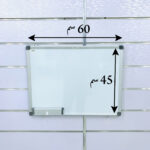 سبورة وجهين مقاس 45*60 سانتي ألمنيوم