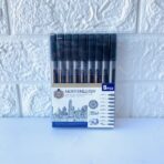 ⁦اقلام تحبير اسود 9 أقلام Keep Smiling⁩ - الصورة ⁦3⁩