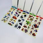 ⁦طوابع ستيكر أولاد شخصيات كرتون 4 ورقات⁩ - الصورة ⁦2⁩