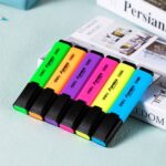 طقم اقلام هايلايتر اظهار فسفوري 6 ألوان ديلي UMBO