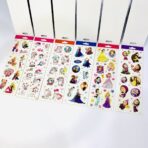 ⁦طوابع بنات شخصيات دفتر 4 ورقات لتزيين للكراسة⁩ - الصورة ⁦2⁩