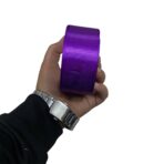 ⁦شريط قماش ساتان تغليف هدايا وتزيين البوكسات عرض 4 سم⁩ - الصورة ⁦3⁩