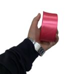 ⁦شريط قماش ساتان تغليف هدايا وتزيين البوكسات عرض 4 سم⁩ - الصورة ⁦4⁩