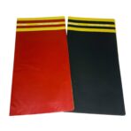 دستة غلاف هدايا و باقات وجهين أسود / دمي بورغندي 20 قطعه ، خلفية ذهبي