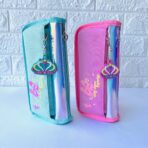 ⁦مقلمة أدوات بناتية 2 جيب  تاج 68075⁩ - الصورة ⁦3⁩