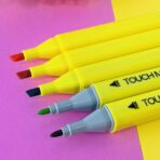 ⁦طقم خطاطات ماركر راسين تصميم ورسم  30 /  48  لون⁩ - الصورة ⁦3⁩