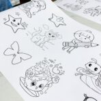 ⁦رول التلوين للأطفال في المنزل والروضات والتأهيل 3 متر مطبعة رياض⁩ - الصورة ⁦7⁩