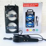 مكبر صوت بلوتوت 2 سبيكر مع مايك 5 وات 802