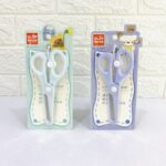 مقص اطفال غطاء بلاستيك ملون 8079