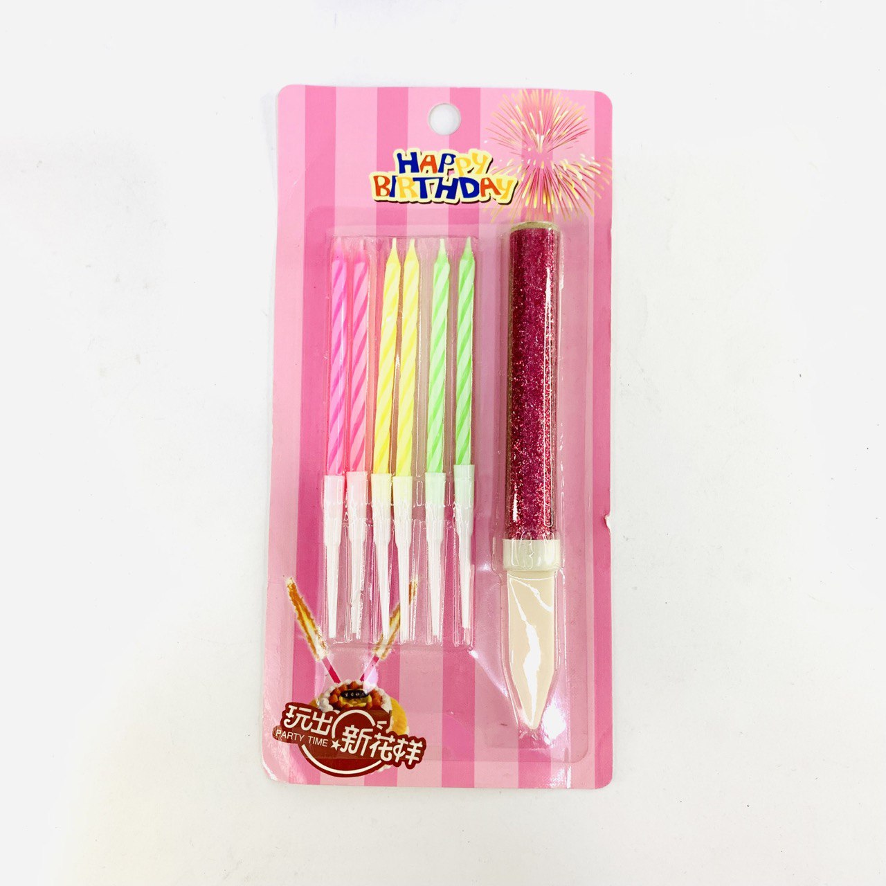 photo_1_2024-01-06_21-39-44 طشاش كيكة مع شموع صغيرة - الصورة 1