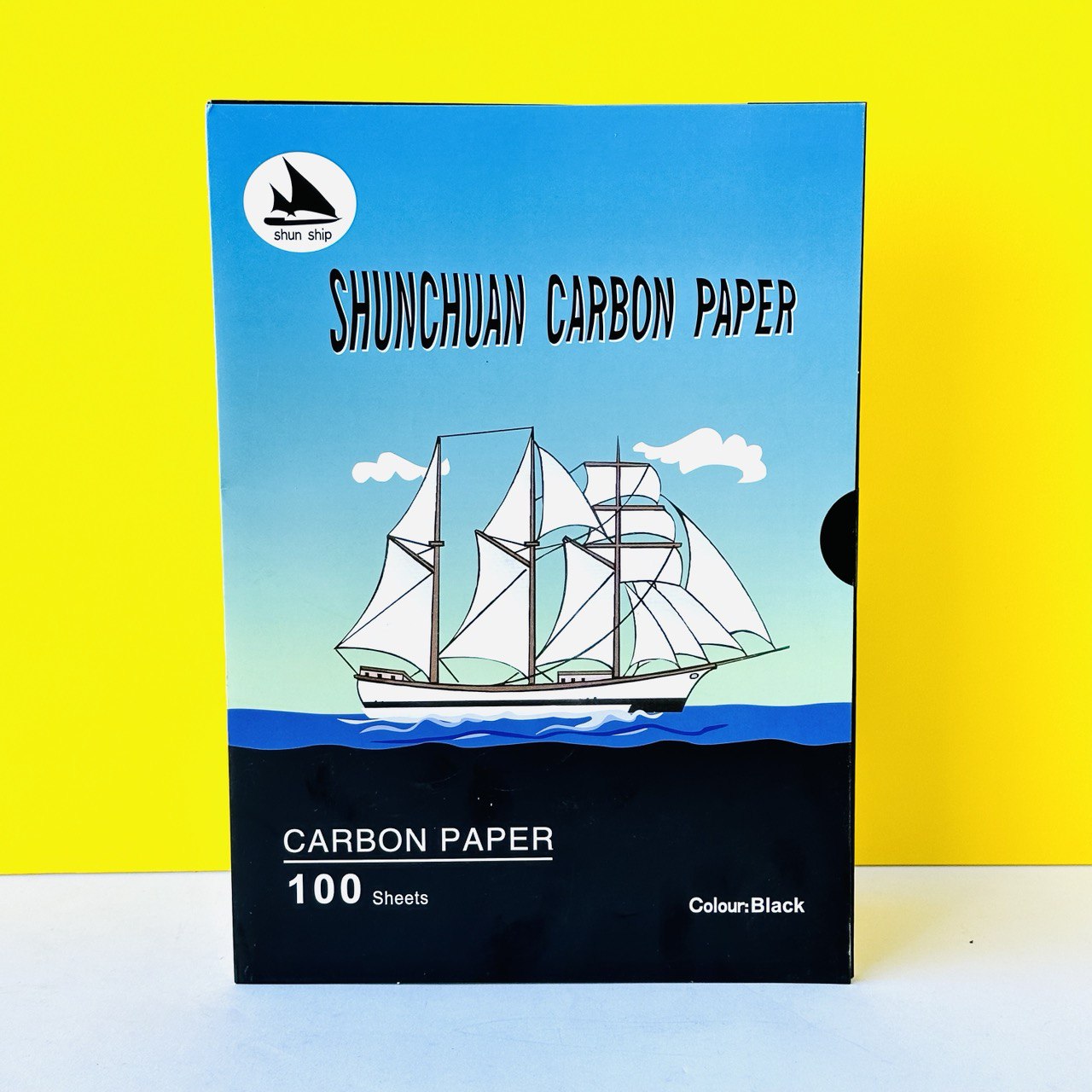 photo_1_2024-01-13_16-24-32 ورق كربون أسود عبوة 100 ورقة A4 - الصورة 1