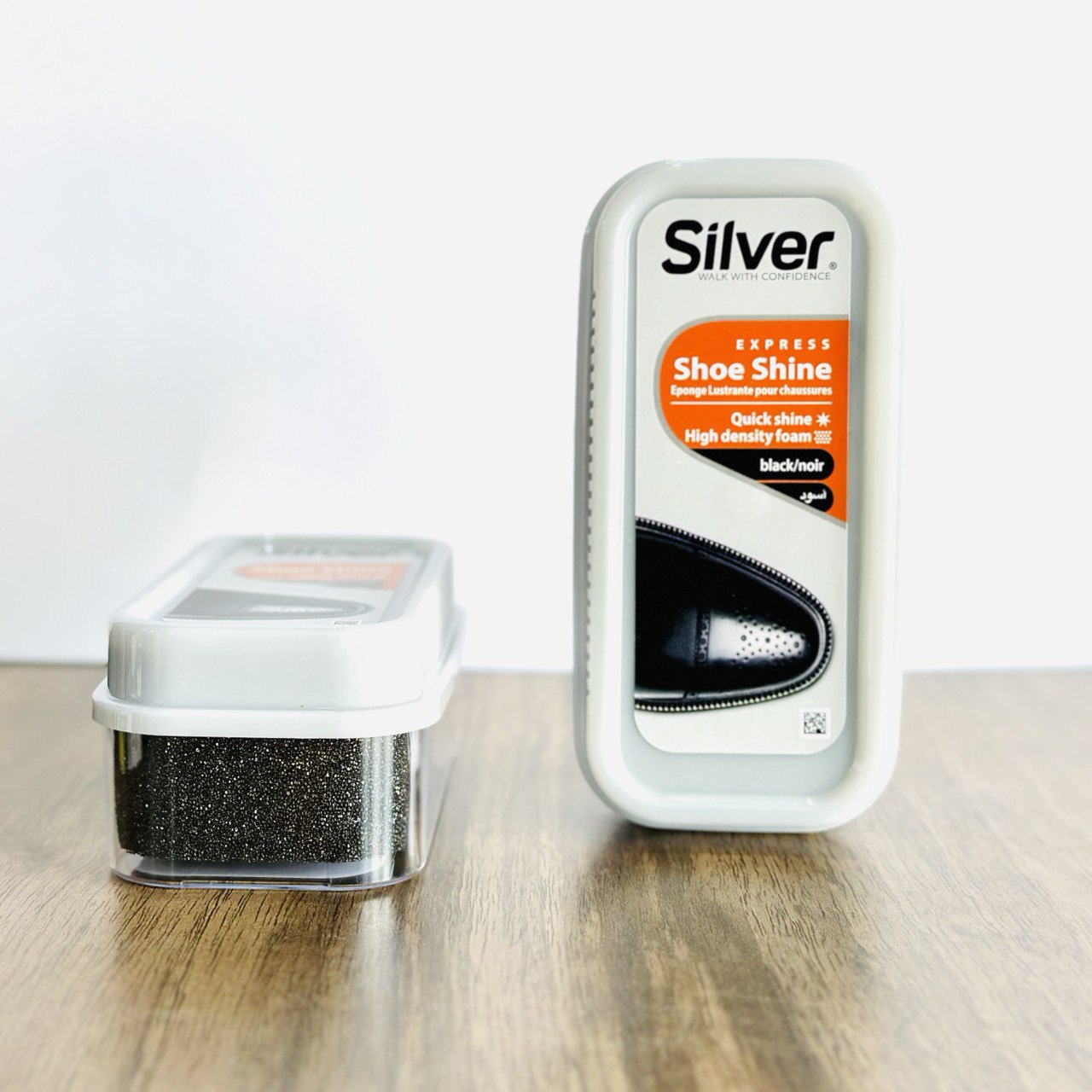 photo_1_2024-01-31_14-11-59 ملمع سيلفر إسفنجة لتلميع الأحذية - اسود - الصورة 1