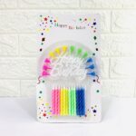 تغريسة هابي بيرث دي مع شموع كيكة 12 شمعه