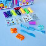 ⁦صلصال تشكيل 24 لون مع العاب في حافظة 8336⁩ - الصورة ⁦2⁩