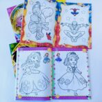 ⁦كراسة تلوين مع طوابع شخصيات 10-60 مقاس A4⁩ - الصورة ⁦3⁩