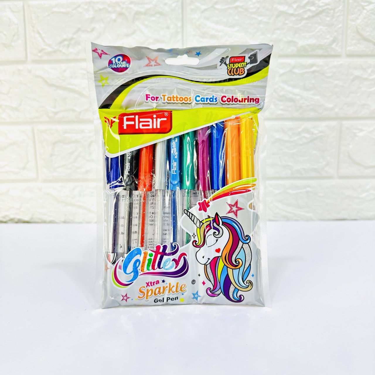 photo_3_2024-01-30_00-18-06 اقلام حبر لمعه 10 الوان شركة Flair - الصورة 1