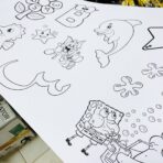 ⁦رول التلوين للأطفال في المنزل والروضات والتأهيل 3 متر مطبعة رياض⁩ - الصورة ⁦4⁩