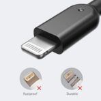 ⁦خيط شحن ايفون أصلي انكر عالي السرعه طول 1.8 متر⁩ - الصورة ⁦2⁩