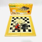 لعبة شطرنج وداما وطاولة 3 ف 1