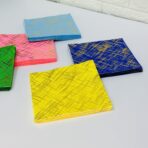 ⁦مناديل مناسبة ملونة مع خطوط ذهبية عبوة 20 منديل⁩ - الصورة ⁦2⁩