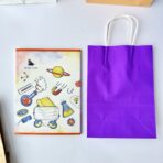 ⁦كيس هدايا ورقي للمناسبات والتوزيعات مقاس 21*15 سم⁩ - الصورة ⁦2⁩