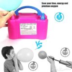 ⁦جهاز نفخ البالونات الكهربائي للمناسبات 2 مداخل نفخ سريع⁩ - الصورة ⁦5⁩