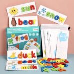 لعبة ذكاء تعلم تهجئة الكلمات الانجليزية للأطفال