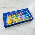 ⁦لعبة ذكاء خشبية 6 في 1 تعليم الارقام صيد السمك⁩ - الصورة ⁦5⁩