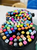 ⁦مجموعه اقلام خطاط ماركر  رسامين وطلبة التصميم الداخلي راسين شنطة 80 ماركر⁩ - الصورة ⁦6⁩