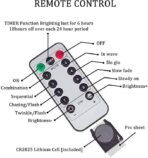 ⁦سرب اضاءة ستارة ديكور منزل وحفلات مع جهاز تحكم لون أصفر⁩ - الصورة ⁦3⁩