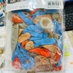 ⁦طقم بالونات مناسبة 100 بالون أعياد ميلاد وحفلات دبدوب⁩ - الصورة ⁦2⁩