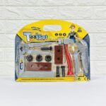 لعبة مجموعة ورشة وأدوات بناء للأطفال من 3 سنوات فما فوق