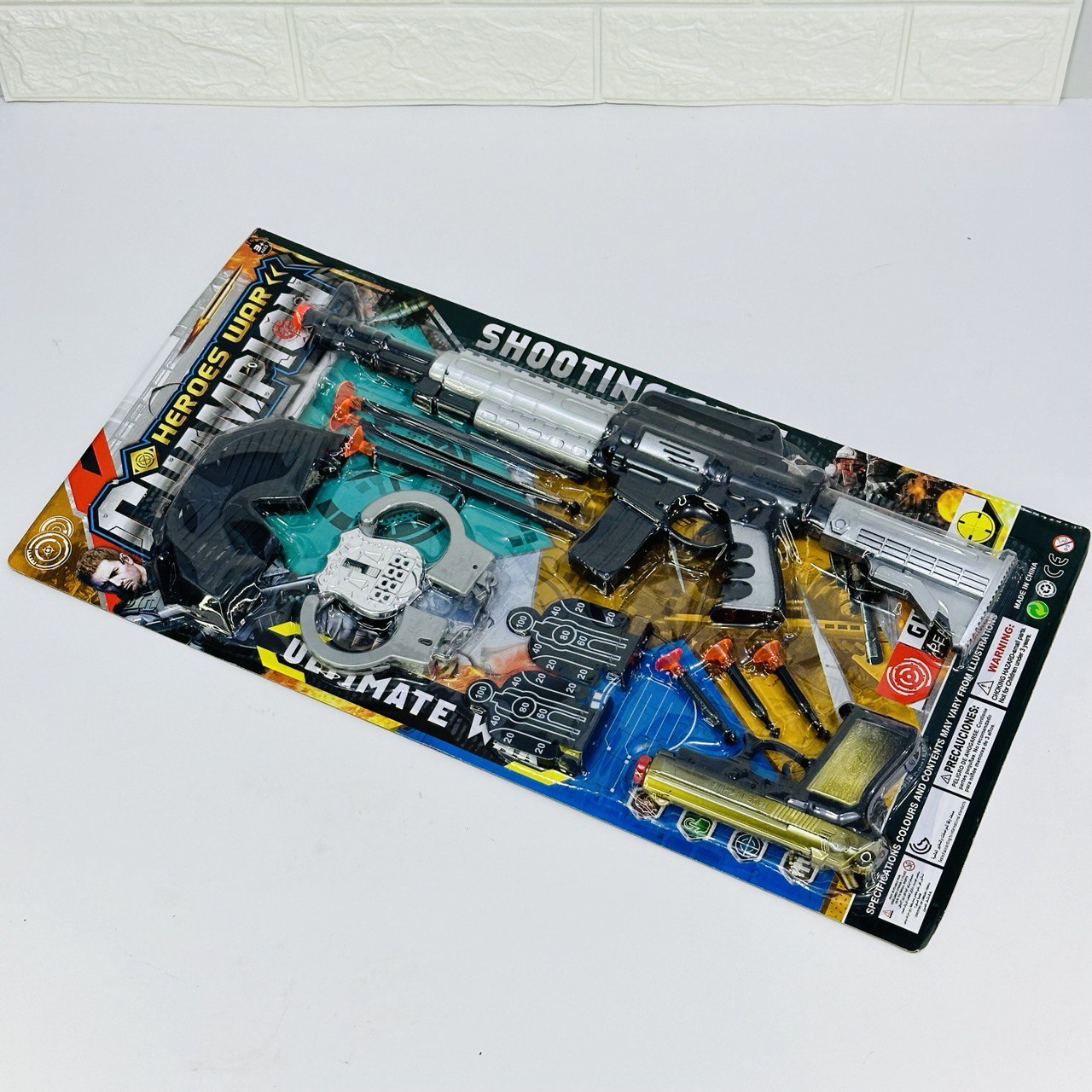 photo_1_2024-03-22_00-47-13 لعبة طقم شرطة أسهم لاصقة كلبشات + نظارة - الصورة 1