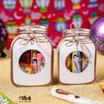 علبة توزيعات فازو لون ابيض للعيد والمناسبات عبوة 12 علبة