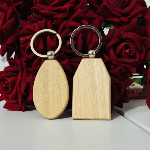 ميدالية مفاتيح خشبية للكتابة والنقش