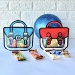 شنطة توزيعات خلوط للأطفال للحفلات والأعياد عبوة 12 شنطة