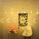 سرب نجمة وهلال في علبة مع وصلة لزيادة ترزينة ديكور منزل و رمضان