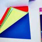 ⁦ورق اشغال مقوى 10 الوان مقاس A4  للأعمال الفنية والورقية⁩ - الصورة ⁦2⁩