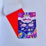 ورق اشغال مقوى 10 الوان مقاس A4  للأعمال الفنية والورقية