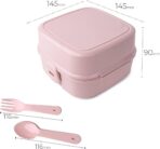 ⁦لانش بوكس حافظة طعام 4 أجزاء للصغار والكبار⁩ - الصورة ⁦7⁩