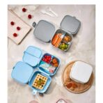 ⁦لانش بوكس حافظة طعام 4 أجزاء للصغار والكبار⁩ - الصورة ⁦10⁩