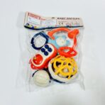 ⁦طقم العاب بيبي شكشاكة وكرة 6 قطع⁩ - الصورة ⁦2⁩